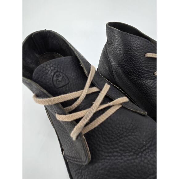 Seavees Three Eye Pebbled Leather Chukka Black Boot Dress Shoe Mens Sz 13 - Picture 5 of 12